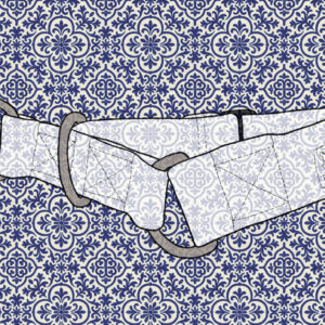 Obroża półzaciskowa | Azulejo