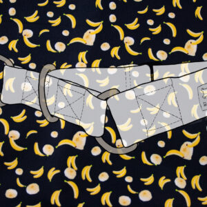 Obroża półzaciskowa | Banana song